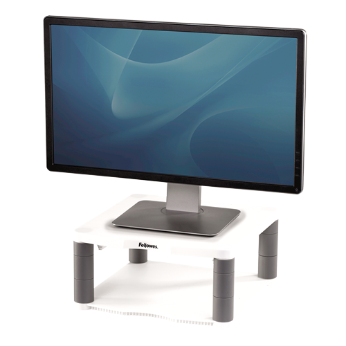 Premium Monitor Ständer, platingrau